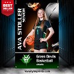 TEAM LOGO Basketball Banner 