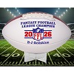 FANTASY FOOTBALL CHAMPIONSHIP FOOTBALL WITH OPTIONAL DISPLAY BASE 