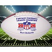 FANTASY FOOTBALL CHAMPIONSHIP CUSTOM DESIGNED FOOTBALL WITH STATS 