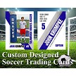 HALFTONE STYLE SOCCER CARD 